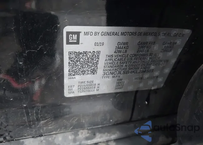 3GNCJLSB4KL284501: 43404147