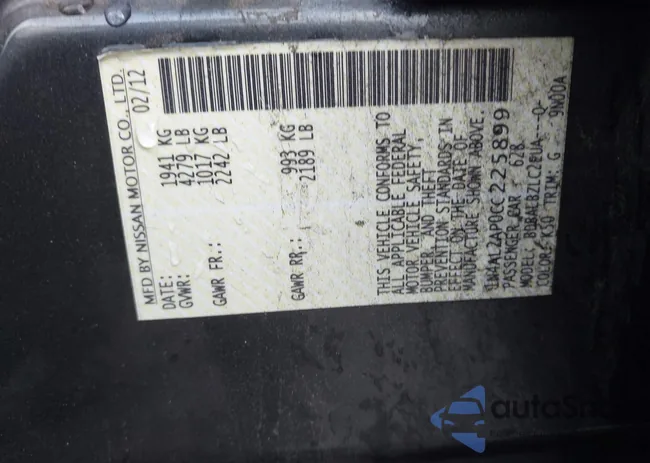 1N4AL2AP0CC225899: 43403329