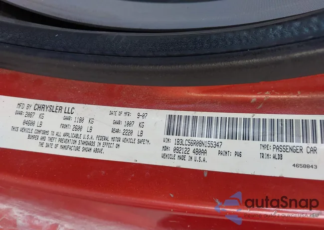 1B3LC56R08N155347: 43403559