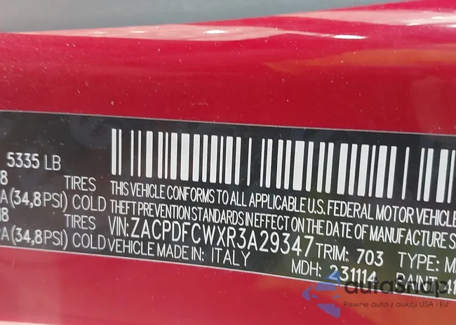 ZACPDFCWXR3A29347: 43404641