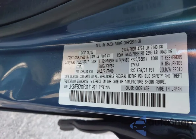 JM3KFBCM1P0111241: 43404651