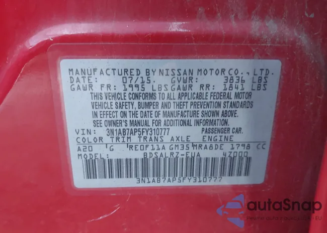 3N1AB7AP5FY310777: 43404695