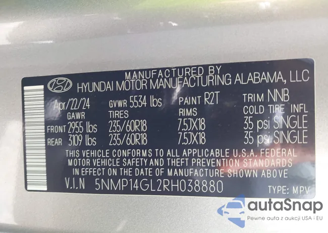 5NMP14GL2RH038880: 43404734