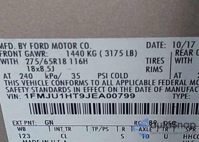 1FMJU1HT9JEA00799: 43404865