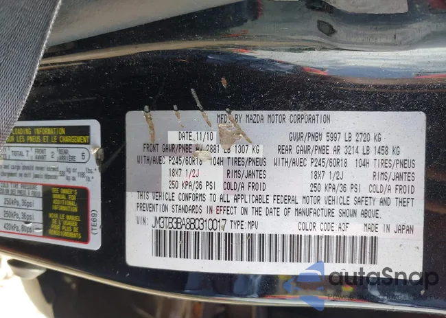 JM3TB3BA8B0310017: 43404870