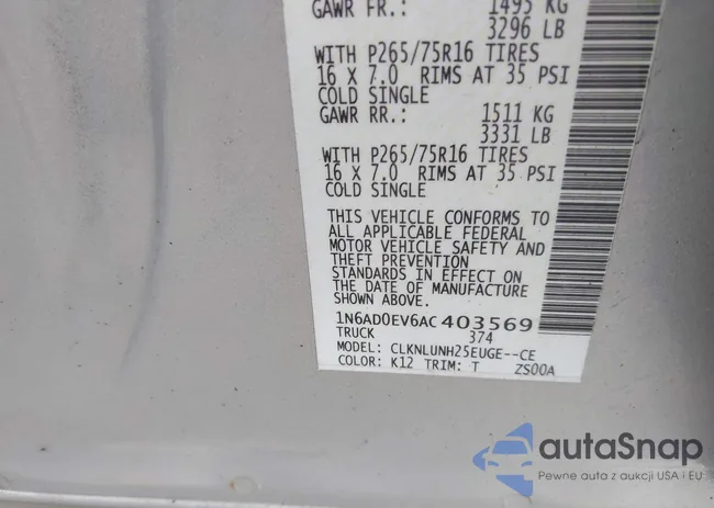 1N6AD0EV6AC403569: 43404291