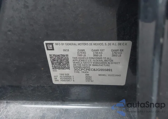 3GCPCPEC8JG555891: 43404299