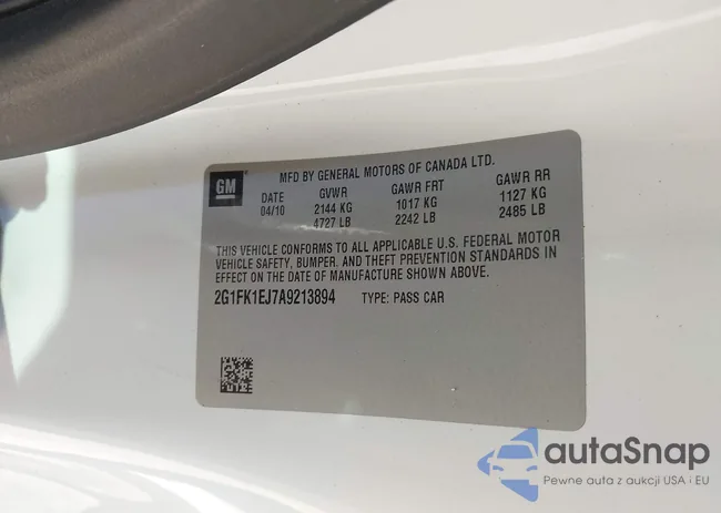 2G1FK1EJ7A9213894: 43404345