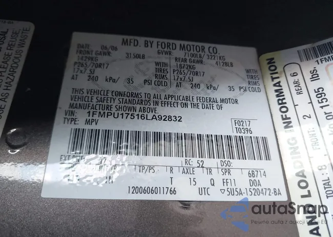 1FMPU17516LA92832: 43405699