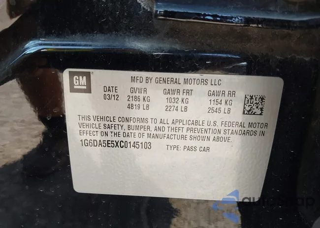 1G6DA5E5XC0145103: 43405730