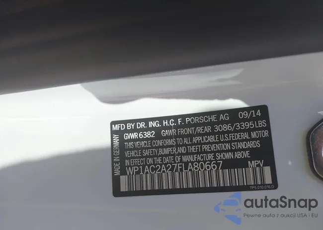 WP1AC2A27FLA80667: 43406114