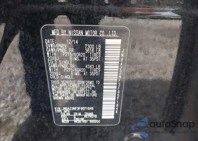 JN8AZ2NF3F9571848: 43406146