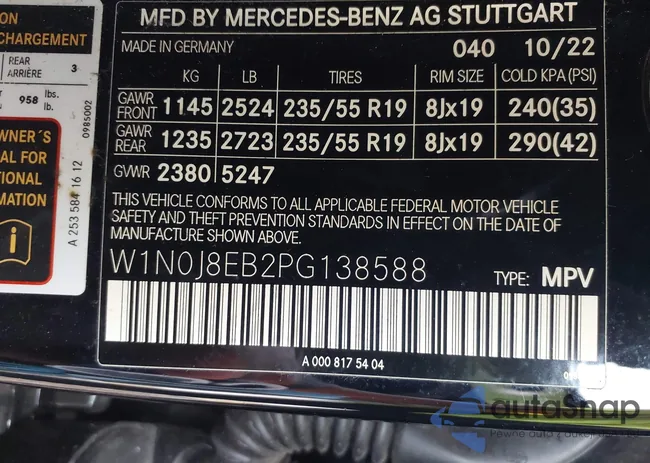 W1N0J8EB2PG138588: 43405211