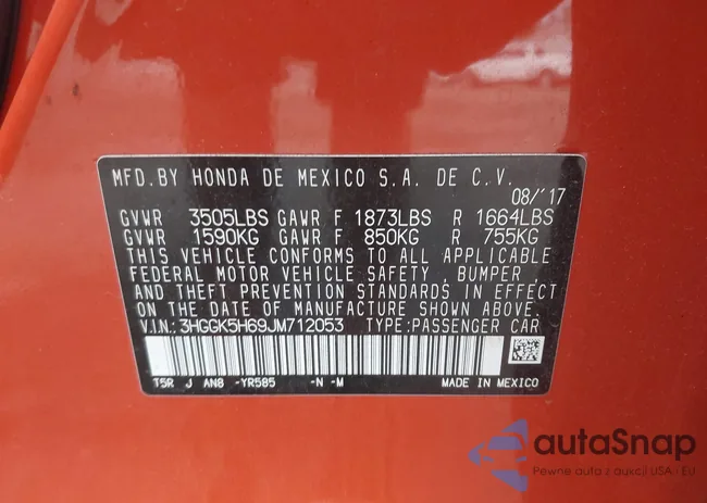 3HGGK5H69JM712053: 43405260