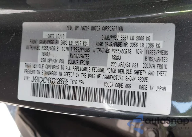 JM3TCACY6G0126568: 43405382