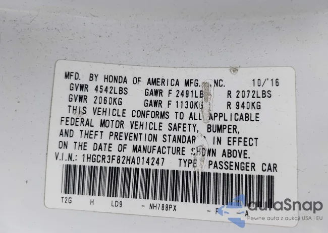 1HGCR3F82HA014247: 43405437