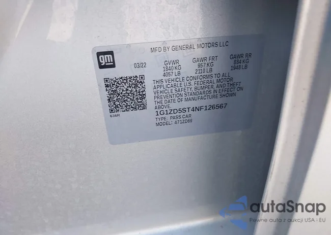 1G1ZD5ST4NF126567: 43405453