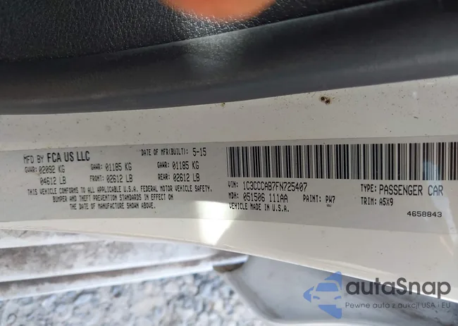 1C3CCCAB7FN725407: 43405480