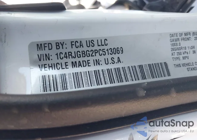 1C4RJGBG2PC513069: 43406799