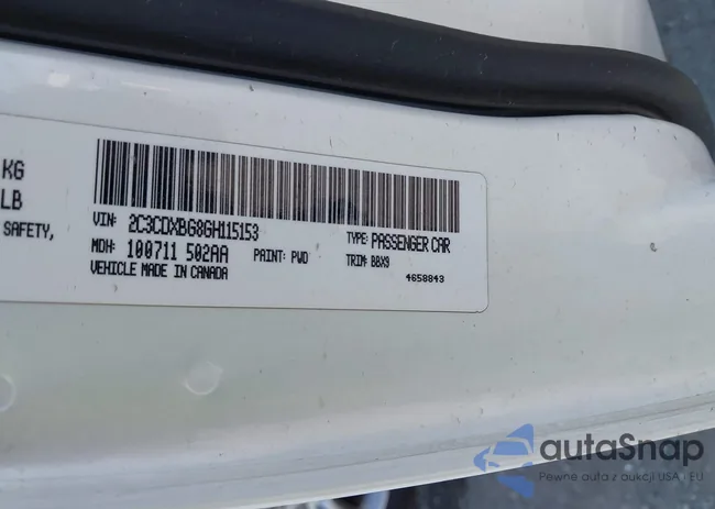 2C3CDXBG8GH115153: 43406906