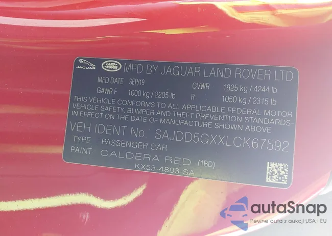 SAJDD5GXXLCK67592: 43406232