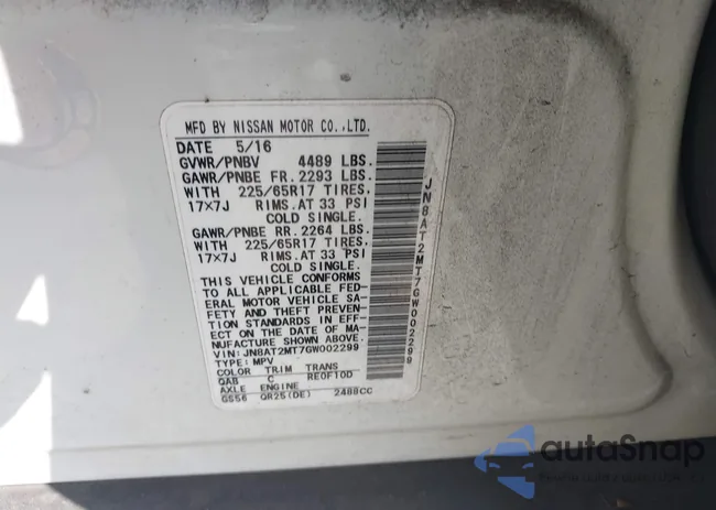 JN8AT2MT7GW002299: 43406473