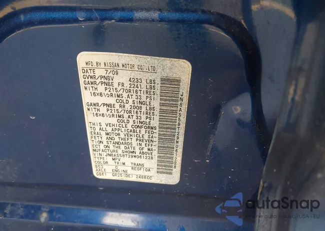 JN8AS58T29W061228: 43407611