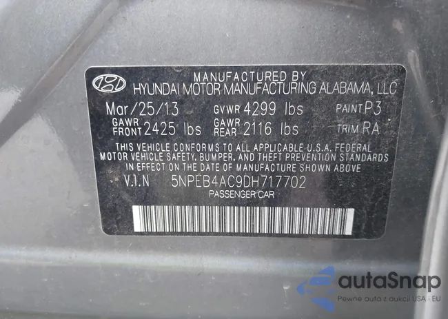 5NPEB4AC9DH717702: 43407726