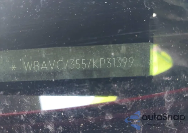 WBAVC73557KP31399: 43407999