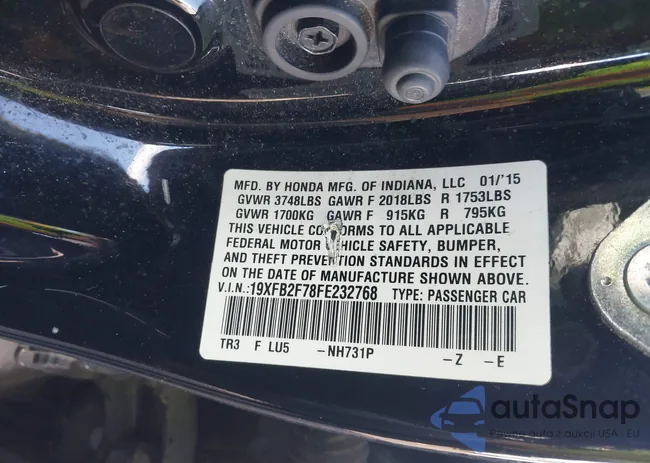 19XFB2F78FE232768: 43408048