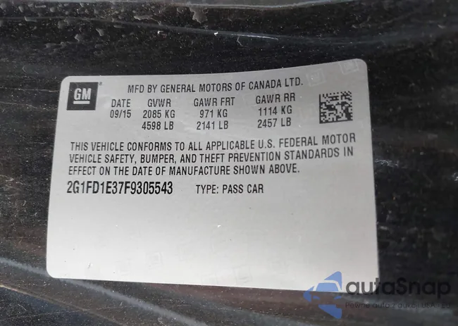 2G1FD1E37F9305543: 43408112