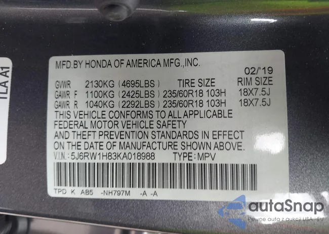 5J6RW1H83KA018988: 43408137