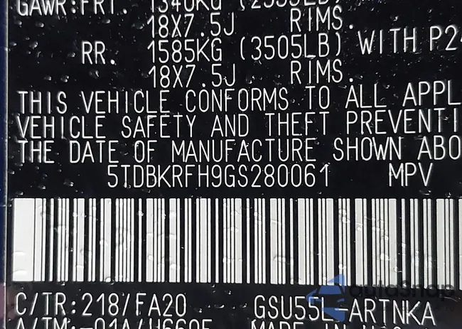 5TDBKRFH9GS280061: 43408174