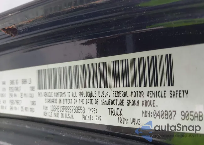 1D3HB13P89S793553: 43408175