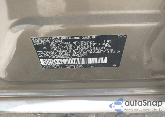 2T3ZF4DVXAW036875: 43407208