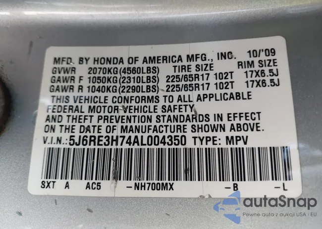 5J6RE3H74AL004350: 43407237