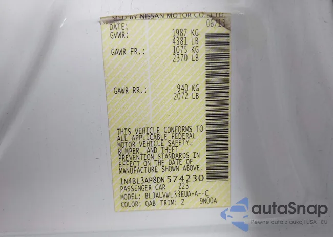 1N4BL3AP8DN574230: 43408703