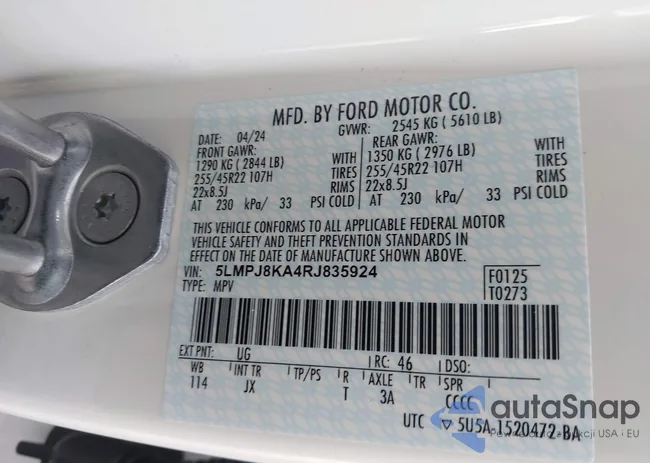 5LMPJ8KA4RJ835924: 43409149