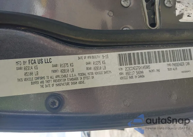 2C3CCAEG7GH105905: 43409175