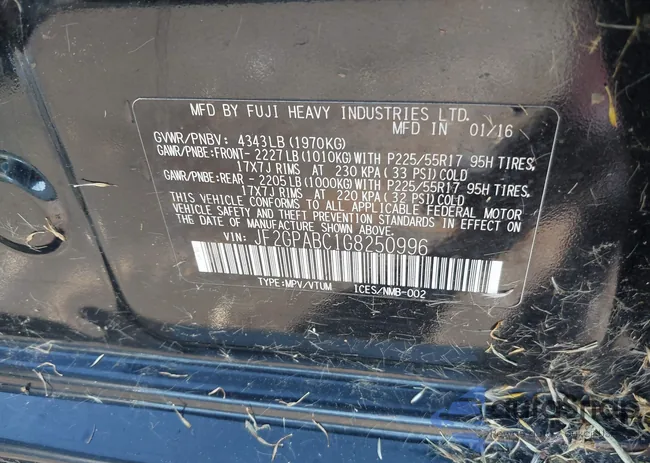 JF2GPABC1G8250996: 43408250