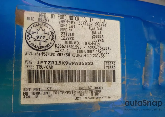 1FTZR15X9WPA05223: 43408396