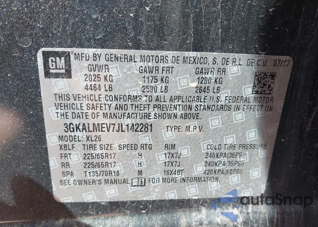 3GKALMEV7JL142281: 43408417