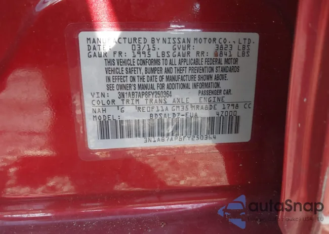 3N1AB7AP8FY250364: 43408430