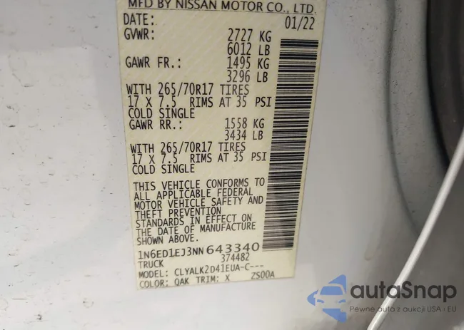 1N6ED1EJ3NN643340: 43409601