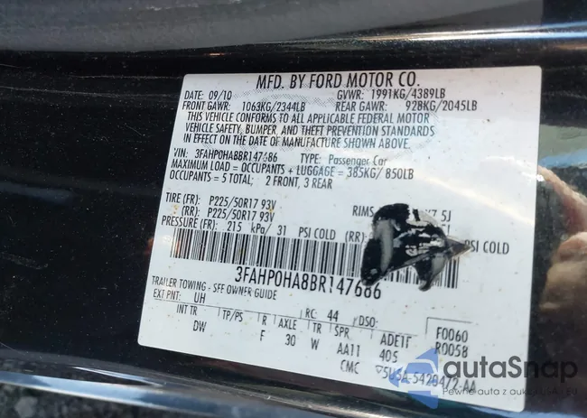 3FAHP0HA8BR147686: 43409631