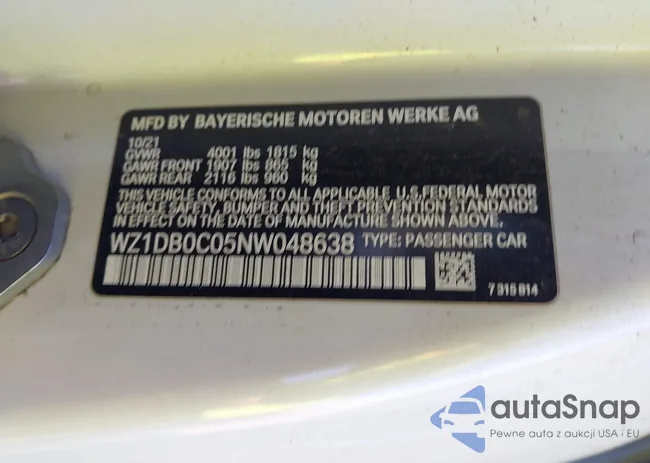 WZ1DB0C05NW048638: 43409641