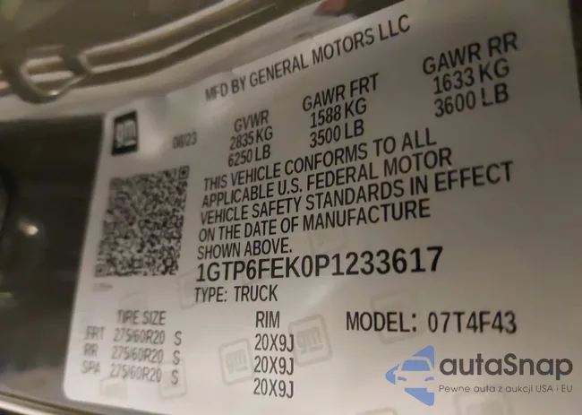 1GTP6FEK0P1233617: 43409830