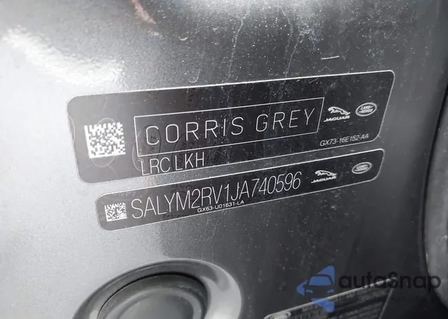 SALYM2RV1JA740596: 43409877