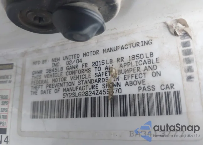 5Y2SL62824Z455570: 43409975