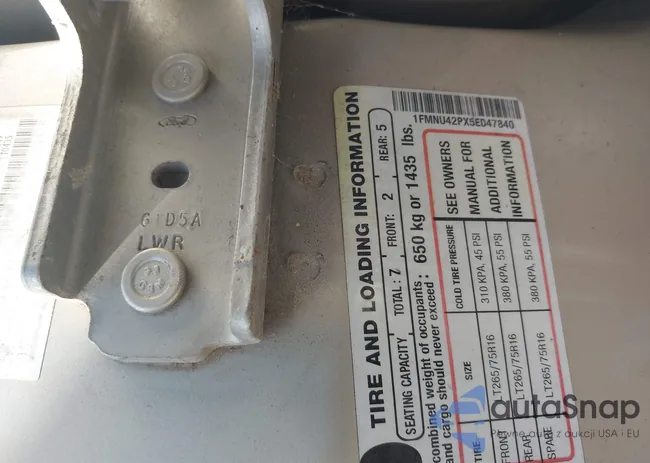 1FMNU42PX5ED47840: 43410084